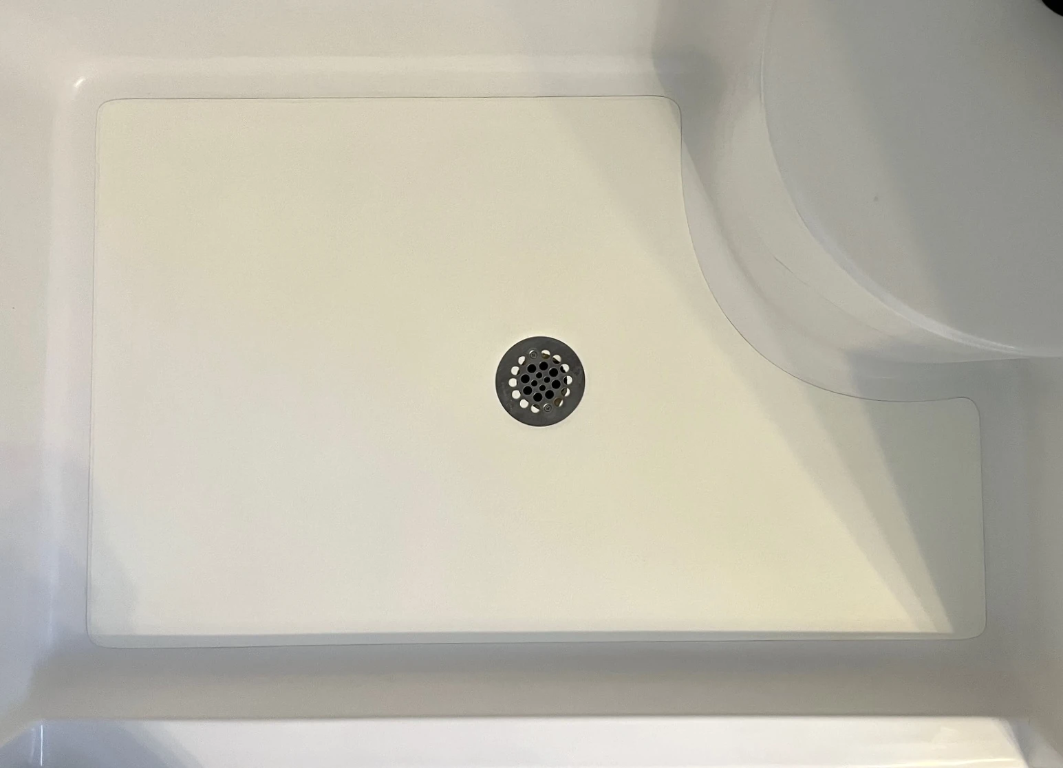 Completed Nu-Life structural shower floor repair