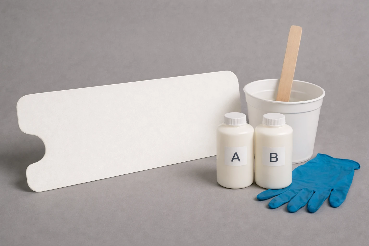 Nu-Life Inlay Kit with custom inlay, two-part adhesive and installation tools